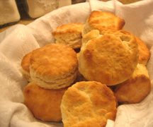 basket of biscuits